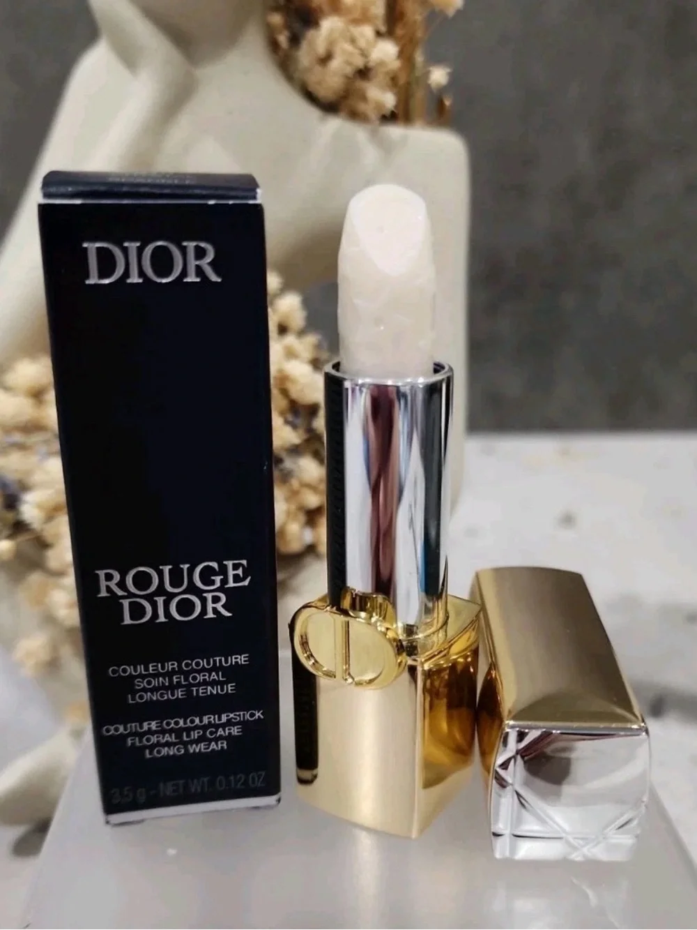 DIOR Rouge Dior Lipstick #010 Crystal Sparkle Holiday 2025 Collection NIB
